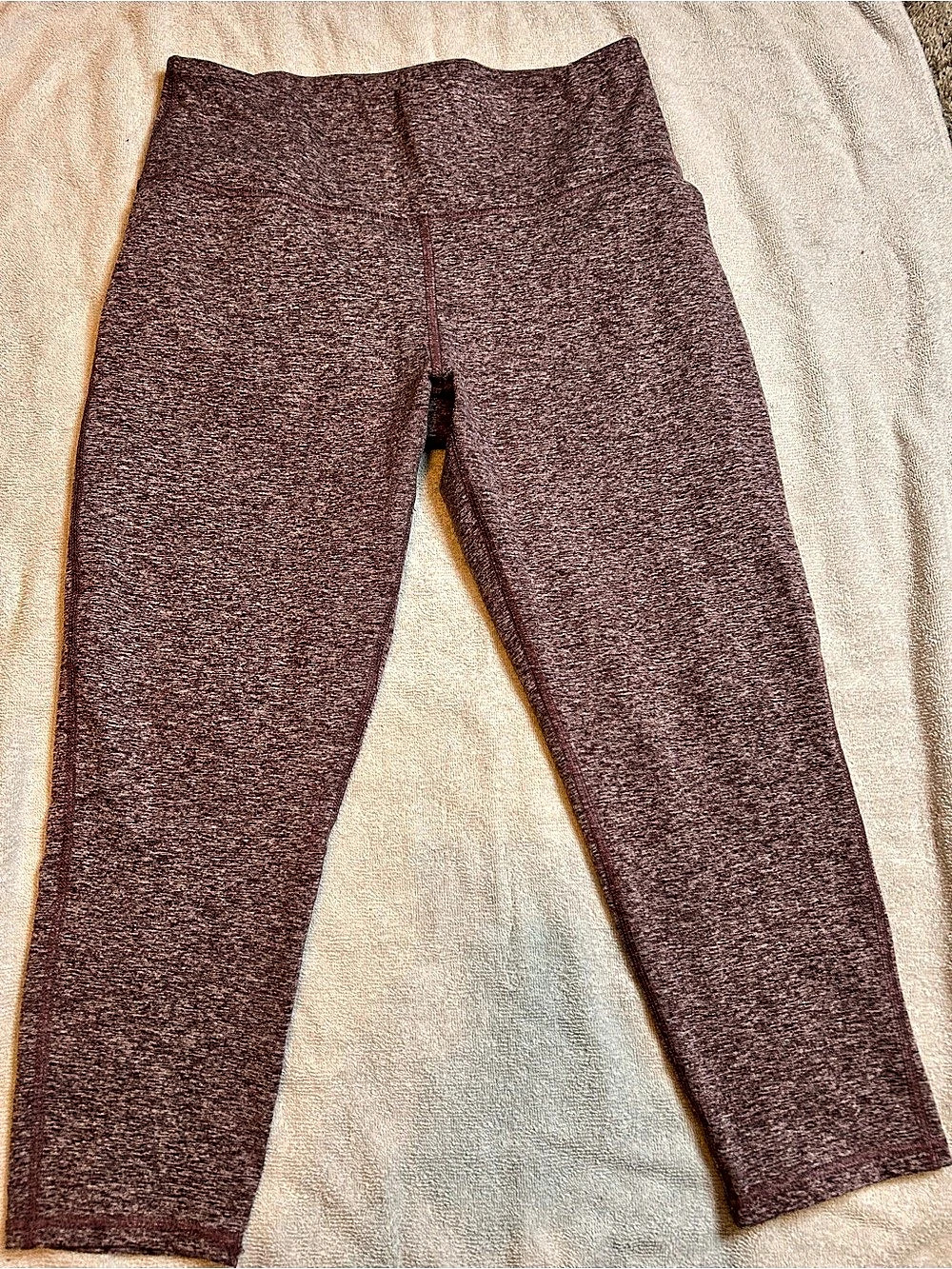 Zobha Marled Leggings in Brown Size Large Like New